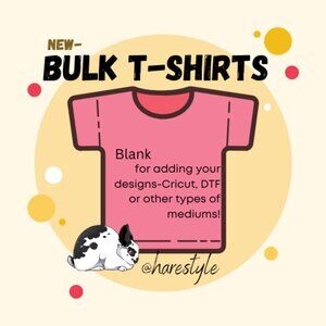 blank T-shirt Lot 20pc juniors xs-xxl crop lightweight multi color